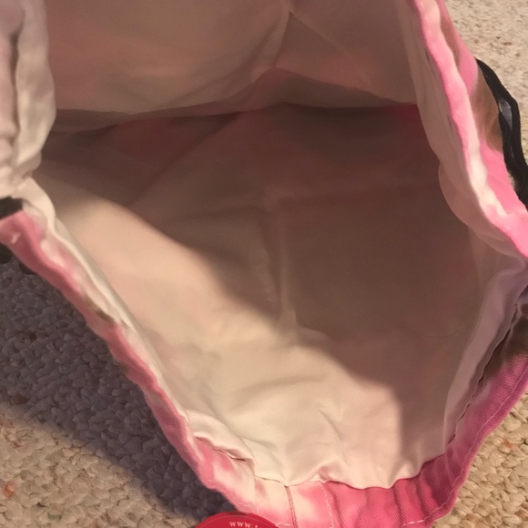 Undee Bandz Pink & Brown Heart Drawstring Bag - Picture 6 of 8